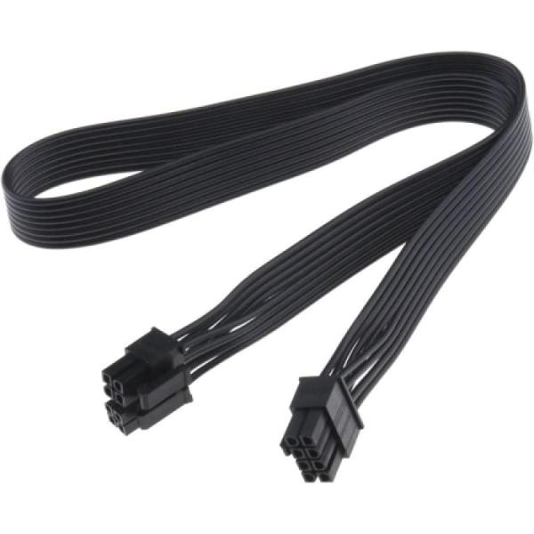 Type 4 sleeved black 8pin eps12v cable, compatible with all corsair type 4 pin out psu