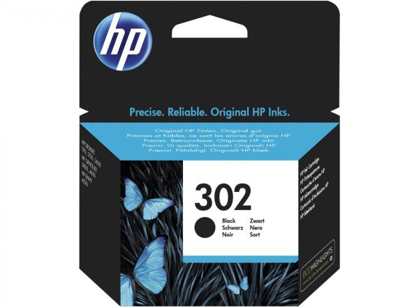 Cartus cerneala hp f6u66ae, black, 190 pagini, deskjet 2130 aio, nr.302