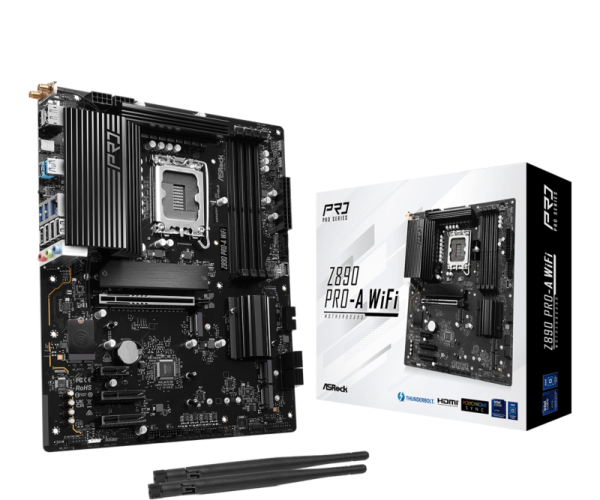 Placa de baza asrock z890 pro-a wifi, socket 1851, ddr5, atx