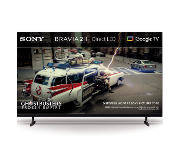 Televizor sony bravia 2 ii led 43s25m2, 108 cm, smart google tv, 4k ultra hd, clasa e (model 2026)