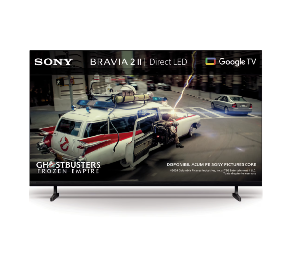 Televizor sony bravia 2 ii led 55s25m2, 139 cm, smart google tv, 4k ultra hd, clasa e (model 2026)
