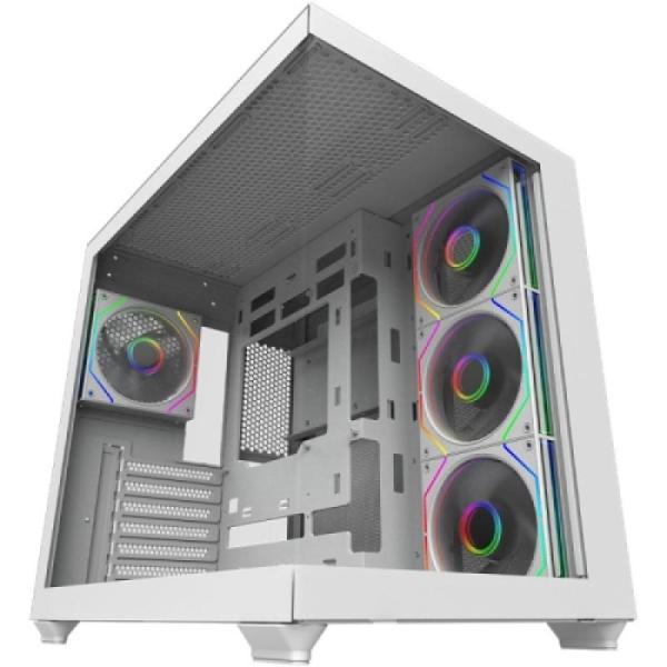 Carcasa aqirys orcus, rgb, mid tower, white