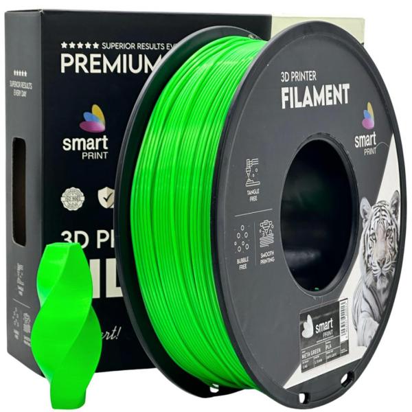 Prof. lab 3d filament 1kg pla meta green, diametru: 1.75mm, greutate: 1kg, temperatura duza: 185c – 215c, temperatura platforma printare: 25c – 60c, culoare: meta green.