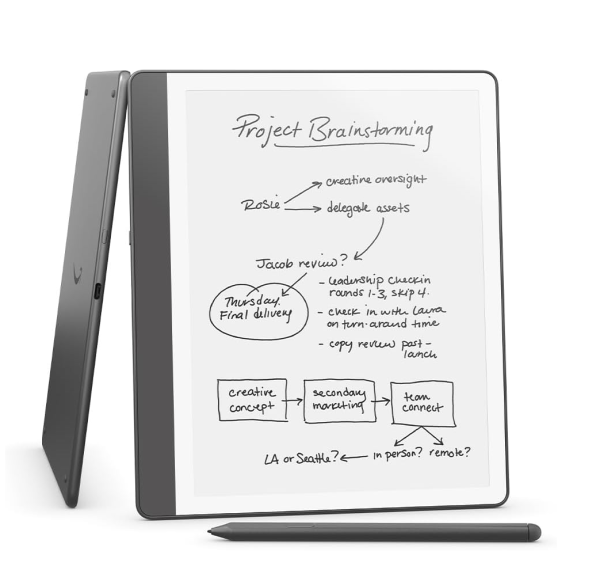 Amazon kindle scribe 32gb with premium pen (2024) - tungsten grey