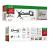 Suport tv plat/curbat de perete cu 2 brate barkan bm464xl, 13"- 83", max 50kg, vesa 600x400, negru