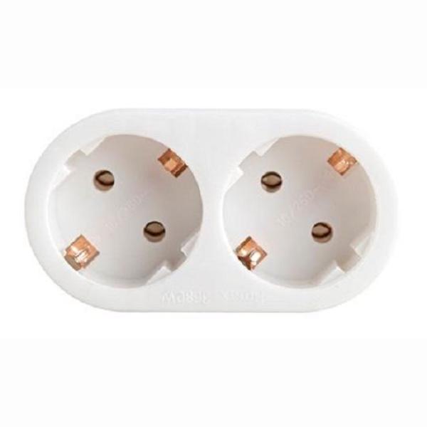 Multistecker bachmann, 2 prize, putere maxima: 3600w, tensiune alimentare: 230v, amperaj: 16a, culoare alba