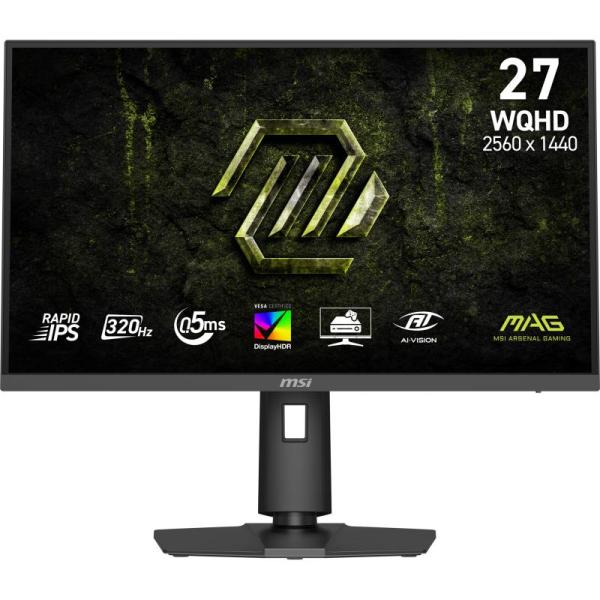 Monitor gaming msi mag 274qpf x32, 27", 2560 x 1440 pixeli, black, 2 ani garantie