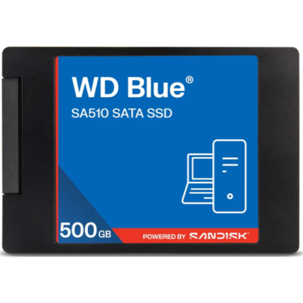 Ssd intern wd wd blue, 500 gb, sata, 2.5 inch