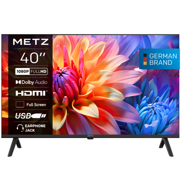Televizor metz led 40mth2020z, 100 cm, fhd, clasa e, non smart tv