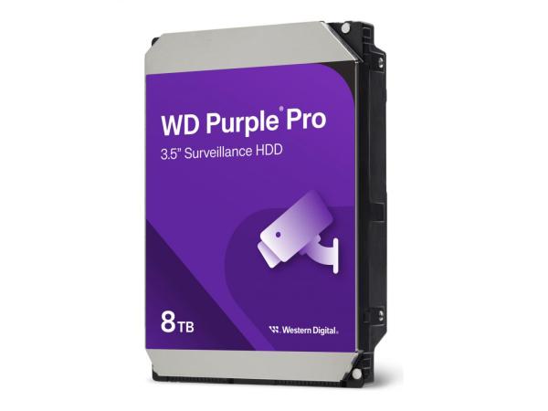 Hdd surveillance wd purple pro smart video, 8 tb, 7200 rpm, 256 mb, sata iii