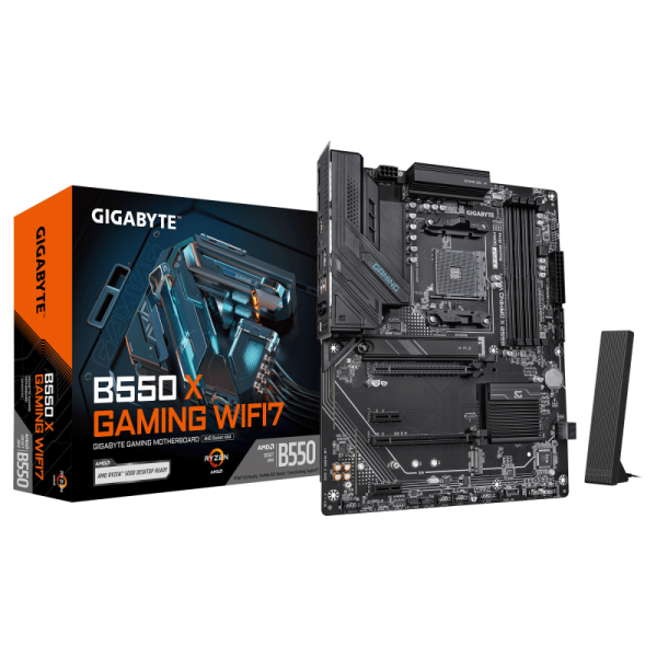 Placa de baza gigabyte b550 x gaming wifi7, socket am4, ddr4, atx
