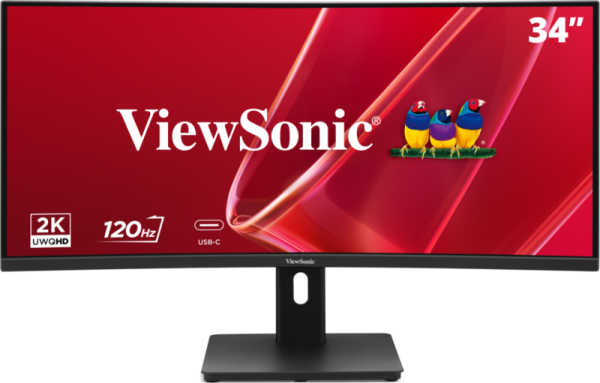 Monitor consumer viewsonic va3420c-2, 34", 3440x1440 pixeli, black, 2 ani garantie