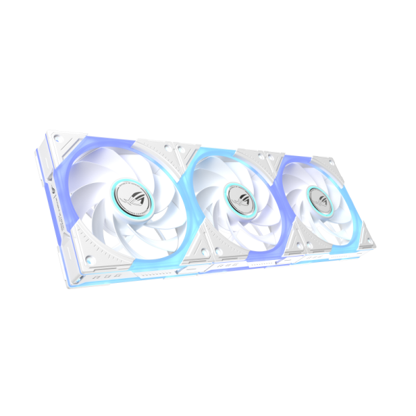 Ventilator carcasa asus rog eurux gr120 argb reverse triple pack, 12 cm, 2200 rpm, 3 ventilatoare, rgb