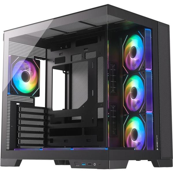 Carcasa alphagear ironclad mark 1, rgb, mid tower, black
