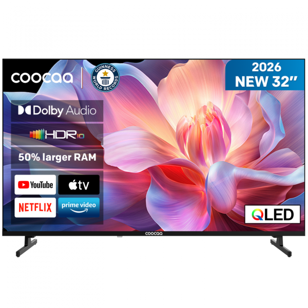 Televizor coocaa qled 32ctqh38z, 80 cm, hd, smart tv