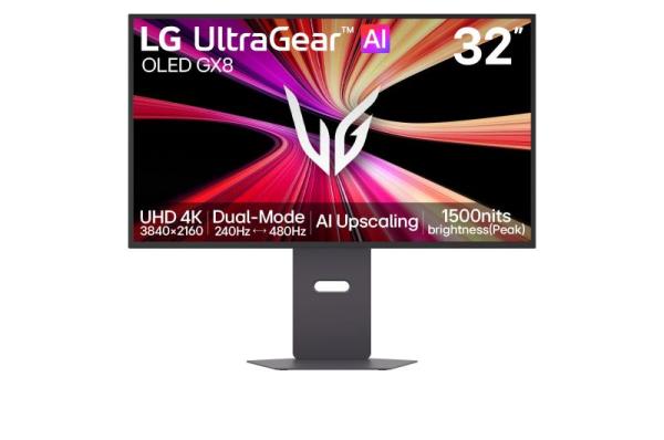Monitor gaming lg 32gx870b-b.aeu, 32", 3840 x 2160 pixeli, black, 2 ani garantie