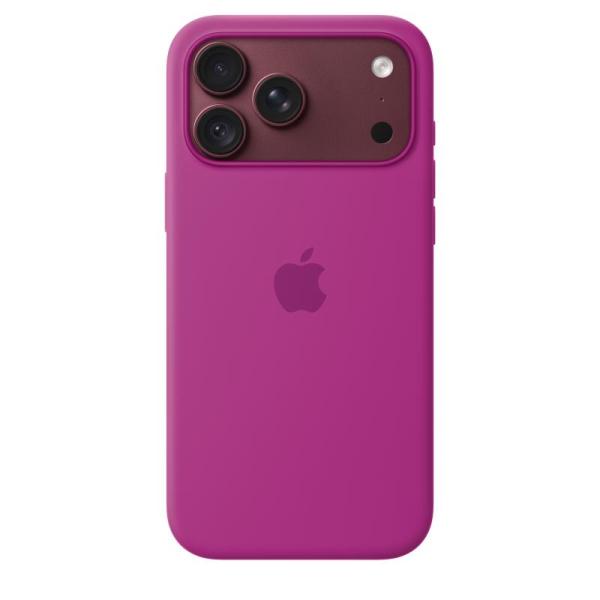Iphone 18 pro max silicone case with magsafe - magenta