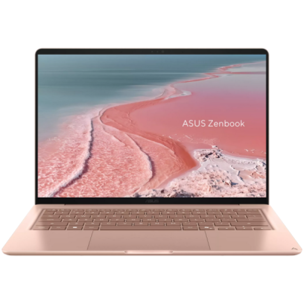 Laptop consumer asus zenbook 14, cu procesor qualcomm snapdragon x1 26100 x1-26-100, 14'' oled, 16 gb lpddr5x, 256 gb, qualcomm, windows 11 pro, 3 ani garantie
