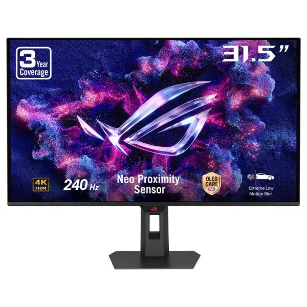 Monitor gaming asus rog strix oled xg32uqdms, 31.5", 3840 x 2160 pixeli, black, 3 ani garantie