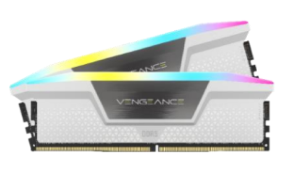 Memorie ram corsair vengeance cmh32gx5m2d6000z38w, 32gb ddr5, 6000mhz, cl38
