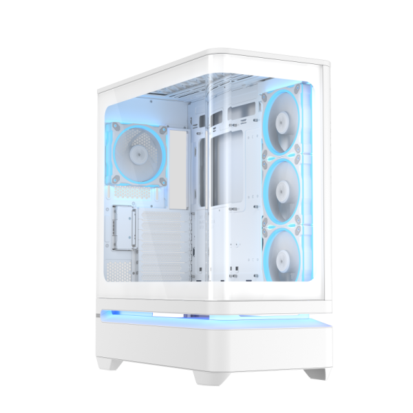 Carcasa asus prime ap304 tg argb white, mid tower, white