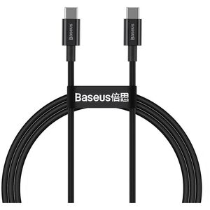 Cablu alimentare si date baseus superior, fast charging data cable pt. smartphone, usb la lightning iphone 2.4a, 1m, negru