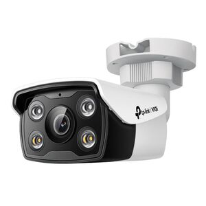 "tp-link camera ir de supraveghere bullet pentru exterior vigic350i(4mm), senzor imagine: cmos 1/2.7"", lentila 4mm, f.1.6,weatherproof: ip67, infrarosu: 30m, detectare: 80m, observare: 33m, recunoastere: 16m, identificare: 8m, unghi vizualizare:horizonta