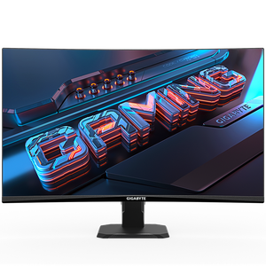 Gigabyte monitor gaming 27" va 1500r gs27fc, non-glare, rezolutie: 1920 x 1080(fhd), luminozitate: 250 cd/m2, contrast: 3000:1, unghi vizualizare: 178°(h)/178°(v), culori: 16.7m, timp raspuns: 1ms, refresh rate: 180hz, hdr ready, flicker-free, interfata: 
