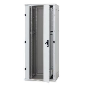19" Triton Floor Rack 18U 600x800mm Front Glass Door, Detachable Side/Rear Panels, Active Ventilation Sections, Cable Access Sections Top/Bottom/Rear IP20 Grey