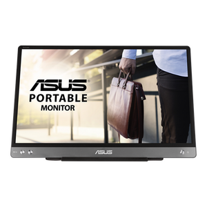 Monitor 14" asus mb14ac, 16:9, ips, fhd 1920*1080, non-glare, 250 cd/mp, 700:1, 178/178, 5 ms, flicker free, low blue light, usb type-c, culoare gri inchis