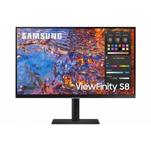 Monitor samsung ls27b800pxpxen 27 inch, panel type: ips, resolution: 3840x2160, aspect ratio: 16:9,  refresh rate:60hz, response time gtg: 5ms, brightness: 350 cd/m², contrast (static): 1000 : 1, viewing angle: 178º(r/l), 178º(u/d), color gamut (ntsc/srgb