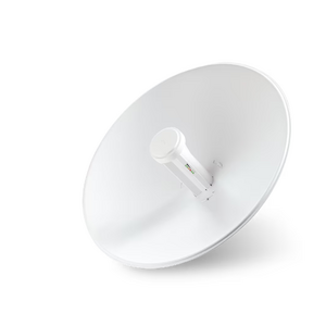Ubiquiti airmax powerbeam m5 400 mm bridge pbe-m5-400, interfata: 1 x gbe rj45,  passive poe, gain: 25dbi, frecventa: 5170 - 5875 mhz, dimensiuni: 420 x 420 x 275 mm, greutate: 1.75 kg, rezistenta la vant: 200 km/h.