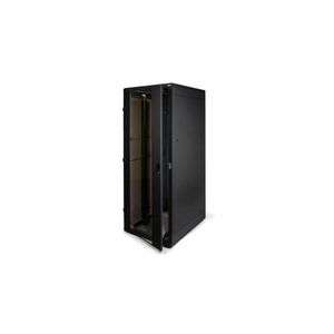 Rack de podea 19 triton 22u 600x800mm usa fata sticla panourilaterale/spate detasabile sectiuni pentru ventilatie activa, sectiuniacces cabluri sus/jos/spate ip20 negru