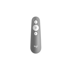 Presenter logitech r500s laser, wireless 2.4 ghz, bluetooth, raza de acţiune a routerului wireless 20 m, receptor mini, gri