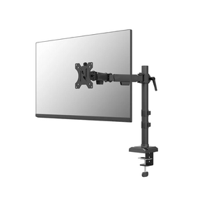 Brat monitor neomounts ds60-600bl1; pentru display-uri cu diagonale 10"-32", sistem de prindere vesa 75x75~100x100, greutate maxima suportata 8kg, full motion, tilt +45°, swivel 90°, rotate 180°, distanta fata de perete 172-496mm; culoare negru. garantie 