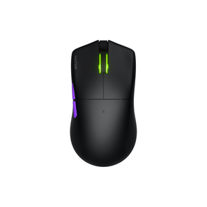 Mouse gaming wireless hator pulsar 3 ultra 8k+4k, polling rate pana la 8000hz, senzor optical pixart paw 3950, rezolutie maxima 30000 dpi, switch hator® optical 100m, side switch kailh 3m, durata de viata baterie in wireless mode pana la 180 de ore, negru