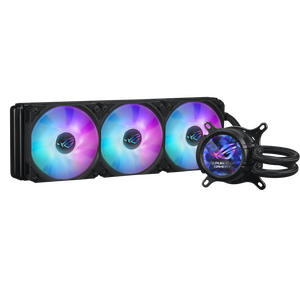 Cooler cpu asus rog strix lc iii 360 argb lcd black 3x fan slots 120mm, speed: 800-2200 rpm, 36db, intel: lga 1700, 1200, 115x, amd: am5,am4