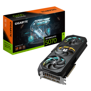 Placa video gigabyte geforce rtx 5070 gaming oc 12gb gddr7 192 bit, pcie 5.0, 3x dp 1x hdmi