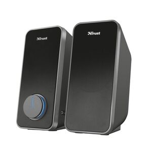Boxe stereo trust arys 2.0 speaker set, 28w, negru