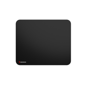 Mousepad genesis carbon 500 l logo, material cauciuc + material textil, impermeabil, dimensiuni 400 x 330 x 2.5 mm, negru