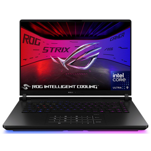 Laptop gaming asus rog strix scar 16, g635lw-rw065, 16-inch, 2.5k (2560 x 1600, wqxga) 16:10 aspect ratio, rog nebula hdr display, intel® core™ ultra 9 processor 275hx 2.7 ghz (36mb cache, up to 5.4 ghz, 24 cores, 24 threads); intel® ai boost npu up to 13