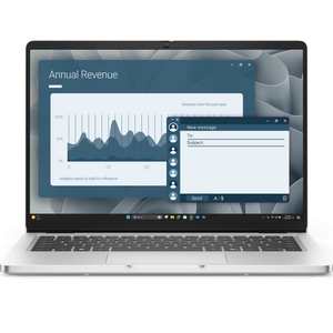Laptop dell pro 14 plus, 14", non-touch, fhd+ 1920 x 1200, 60hz, ips, anti-glare, 300 nit, 45% ntsc, fhd+ir cam, fingerprint reader, platinum silver color, metallic finish, amd ryzen(tm) ai 7 pro 350 processor (24 mb cache, 8 cores, 16 threads, up to 5.0 