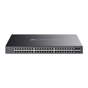 Omada 52-port gigabit smart switch with 32-port poe+ port: 48× gigabit ports (32×poe+ and 16× non-poe), 4× gigabit sfp slots spec: 32× 802.3at/af, 230 w poe power, 1u 19-inch rack-mountable steel case, fanless feature: integration with omada sdn controlle