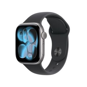 Apple watch series 11 gps 42mm space grey aluminium case with black sport band - s/m