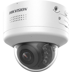 Camera de supraveghere ip dome 4mp hikvision ds-2cd2746g2h- iptrzs2u/sl(2.8-12mm), lentila varifocala: 2.8-12mm, iluminare: color: 0.0008 lux @ (f1.2, agc on),b/w: 0 lux cu ir: 40m, microfon incorporat, difuzor incorporat, interfata audio: 1/1, alarma: 1/