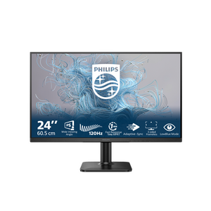Monitor philips 23.8" 24e2n1110/00, diagonal (inch): 23.8, diagonal (cm): 60, aspect ratio: 16:9, panel: ips, resolution: 1920x1080, refresh rate: 120hz, response time gtg: 4ms, response time mprt: 1ms, brightness (max): 300 cd/m², contrast (static) : 150