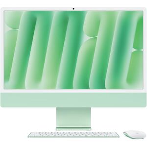 Apple imac 24" retina 4.5k/ apple m4 (cpu 8-core, gpu 8-core, neural engine 16-core)/16gb/512gb - green - int kb (2024) - cto from mwue3ro/a