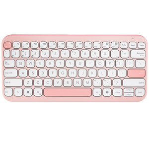 Tastatură wireless asus marshmallow kw100, bluetooth 5.0, multi-device (3 dispozitive), scissor keys cursă 1,6 mm, 2 niveluri kickstand, 2×aaa autonomie până la ~24 luni, dimensiuni 282×130×18,4 mm, greutate 374,8 g, compatibilă windows, chromeos, macos, 