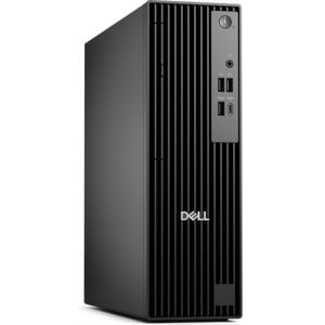 Dell pro slim qcs1255, 180w bronze psu, energy star qualified, epeat silver with climate+, amd ryzen(tm) 5 8600g (16 tops npu, 6 cores, up to 5.0ghz), integrated graphics, 16 gb: 1 x 16 gb, ddr5, up to 4800 mt/s, non-ecc, 512gb ssd, internal speaker, inte
