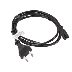 Cablu alimentare cee 7/16  iec 320 c7 euro (radio) 1,8 m negru